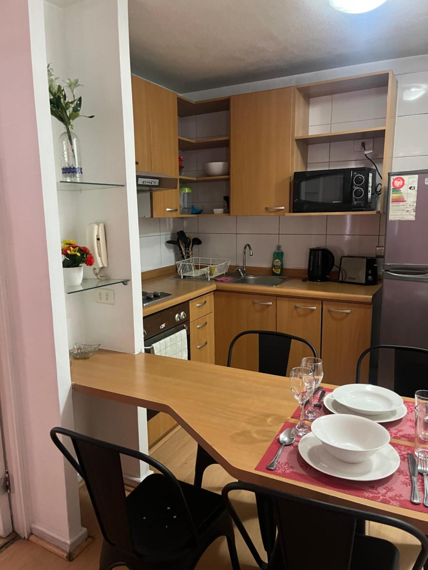 Amoblados Guscar Apartment Santiago Luaran gambar